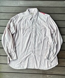 VINTAGE | 50s USA "H BAR C" Rayon Western Shirt Bandanna Repaired(シャツ/ブラウス)