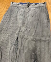 VINTAGE | 30s French striped work trousers(その他パンツ)