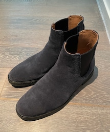 Clarks | Old Clarks navy suede chelsea boots(ブーツ)