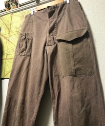 VINTAGE | 30s British Army brown denim trousers(デニムパンツ)