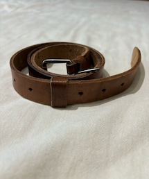 VINTAGE | 50s Czech military leather belt(ベルト)
