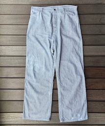 VINTAGE | 50s USA Hickory Striped Work Trousers(その他パンツ)