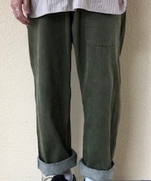 VINTAGE | 60s British Army green denim battle dress trousers(デニムパンツ)