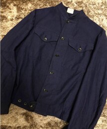 VINTAGE | 40s Royal Marines stand collar work jacket(ミリタリージャケット)