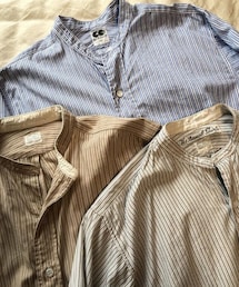 VINTAGE | 40s British collarless dress shirts with CC41 label(シャツ/ブラウス)