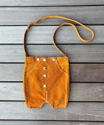 VINTAGE | 〜70s USA Handmade Suede Leather Bag(ショルダーバッグ)