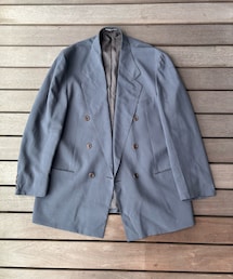 VINTAGE | Old Italian Double Breasted Silk Tailored Jacket(テーラードジャケット)