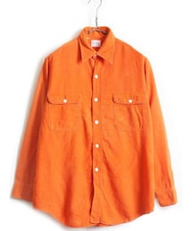 VINTAGE | 70s BIG MAC Flannel Shirt "Orange"(シャツ/ブラウス)