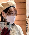 薔薇の帽子の「帽子(ハンチング/ベレー帽)」