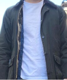 UNIQLO | ＋j になります。スーピマの艶感があるため綺麗目コーデにつかえます。(Tシャツ/カットソー)