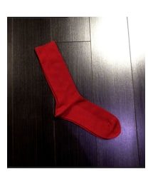 Tabio | Tabio ウールリブソックス dark red(ソックス/靴下)