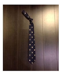 JOHN COMFORT | JOHN COMFORT シルク クレストタイ ネイビー USED(ネクタイ)