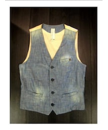 DIESEL DENIM GALLERY | DIESEL DENIM GALLERY 2009 S/S シャンブレージレ シリアルNo.53/61 USED(ベスト)