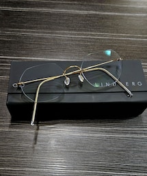 LINDBERG | LINDBERG spirit titanium 2475 リムレス 超軽量で丈夫 ストレスフリーな家メガネの最終形態 中近にしたから外出時は遠くが少し見えづらい(メガネ)