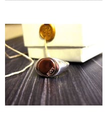 RUST made in England | RUST made in england コンビネーションシグネットリング  ビスポーク品(リング)