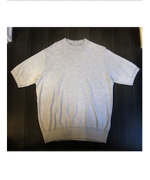 gicipi | gicipi モックネック コットンニットT シルバーグレー POST 78で購入(ニット/セーター)