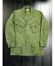US ARMY | US ARMY ジャングルファティーグ 3rd 1967年/前期 ノンリップ コットンサテン Vintage 1年探し続けてようやく入手(ミリタリージャケット)