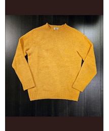 NORTHERN CROFTER | Northern Crofter シャギードッグ ウールニット マスタード USED(ニット/セーター)