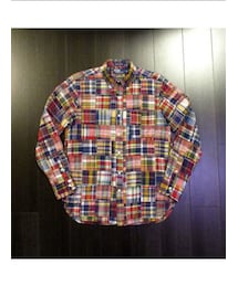 Polo by Ralph lauren | Polo by Ralph lauren インド綿マドラスパッチワーク B.Dシャツ(シャツ/ブラウス)