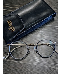 HILTON CLASSIC  | HILTON CLASSIC ブラックセル巻きPANTO 14KT ROLLED GOLD 1970's 英国製 Vintage dead stock (メガネ)