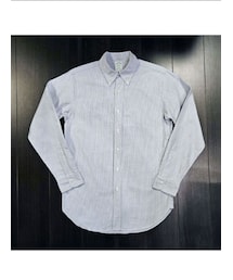 BROOKS BROTHERS | BROOKS BROTHERS USA製オックスフォード B.Dシャツ 青×白キャンディストライプ(シャツ/ブラウス)