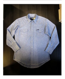 Wrangler 80's | Wrangler シャンブレーウエスタンシャツ 80's USA製 オーバーサイズ USED(シャツ/ブラウス)