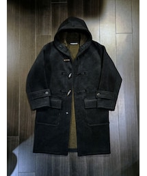 AUBERGE | AUBERGE Black&Olive super140's 本パイル ダッフルコート TREVOR(ダッフルコート)