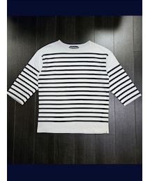 AUBERGE | AUBERGE 七分袖 ブルトンシャツ BIG CHARLOTTE (Tシャツ/カットソー)