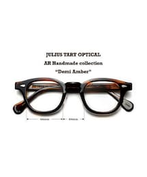 JULIUS TART OPTICAL | JULIUS TART OPTICAL Mod.AR 44-24 DEMI AMBER Hand Made LIMITED G.B. Gafas別注(メガネ)