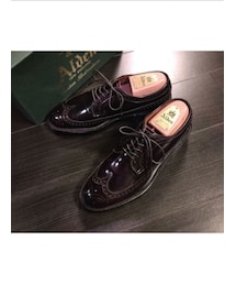 ALDEN | Alden 975 ロングウィングチップ ホーウィン シェルコードバン#8 ダークバーガンディ(シューズ)