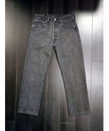 Levi's | Levi's 501 90' 後染め ブラックデニム 薄口 made in USA  USED (デニムパンツ)