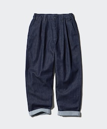 UNIQLO | タックワイドパンツ/デニム(デニムパンツ)