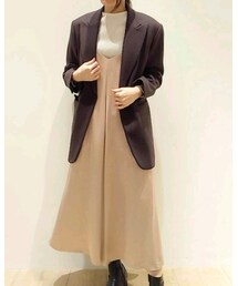 qualite | 32430090003 フォルムキャミワンピース  https://abahouse.jp/sp/ladies/qualite/item_32430090003/324300900031/?listorder&listcategory(ワンピース/ドレス)