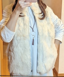 GLOBAL WORK | ラビットファー(ベスト)