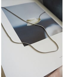 CENE | [シルバー]1mmスネークチェーン ネックレス45cm(ネックレス)