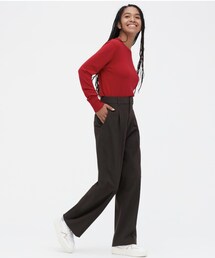 UNIQLO | タックワイドパンツ(スラックス)