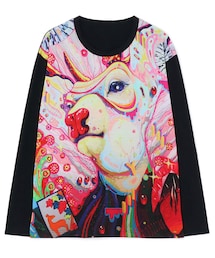 Ground Y | SASADA YASUTO WILD BOAR BUTTERFRY T-SHIRT Product No:GF-T12-017-2-03(Tシャツ/カットソー)