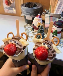うさこのスウィーツ同盟会 | メリークリスマス🎄✨トナカイのクレープだよ🎅(食器/キッチン)