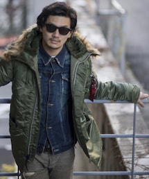 glamb | N3B-ALPHA INDUSTRIES×glamb-(ミリタリージャケット)