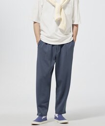 GU | ダブルフェイスワイドパンツ(パンツ)