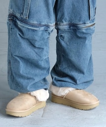 GU | ウォームムートンタッチスリッパ/カラーBEIGE/サイズXL/商品番号341639(サンダル)