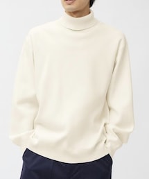 GU | スムースニットタートルネックセーター(ニット/セーター)