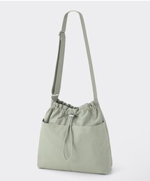 GU | ナイロンドローストリングショルダーバック(ショルダーバッグ)