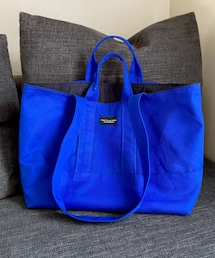 マイハンドメイド | ロイヤルブルーのトートバッグ(トートバッグ)
