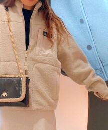 ARMANI EXCHANGE | フリース　ジップアップ　スウェットトップス(トップス)
