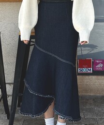 AZUL by moussy | デニムスカート
