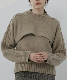 ourcomos | 	wool 50% , nylon 30% , acrylic 20%(その他トップス)