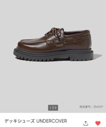 GU×UNDERCOVER | モカシン/デッキシューズ