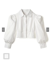 GRL | パワーショルダーショート丈シャツ[ac1963](シャツ/ブラウス)