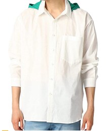 COMME CA ISM | フードシャツ(シャツ/ブラウス)